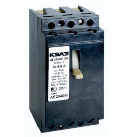 Выключатель автоматический АЕ2043М-100-6,3А-12Iн-400AC-У3-КЭАЗ