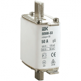 Плавкая вставка предохранителя ППНИ-33, габарит 00, 100А   ИЭК DPP10-100